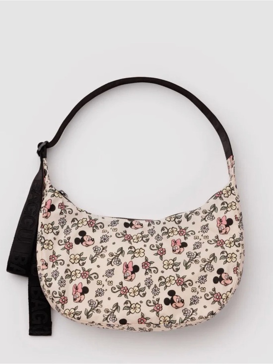 BAGGU Handbags - Baggu medium crescent bag Storybook floral Disney collab BNWT